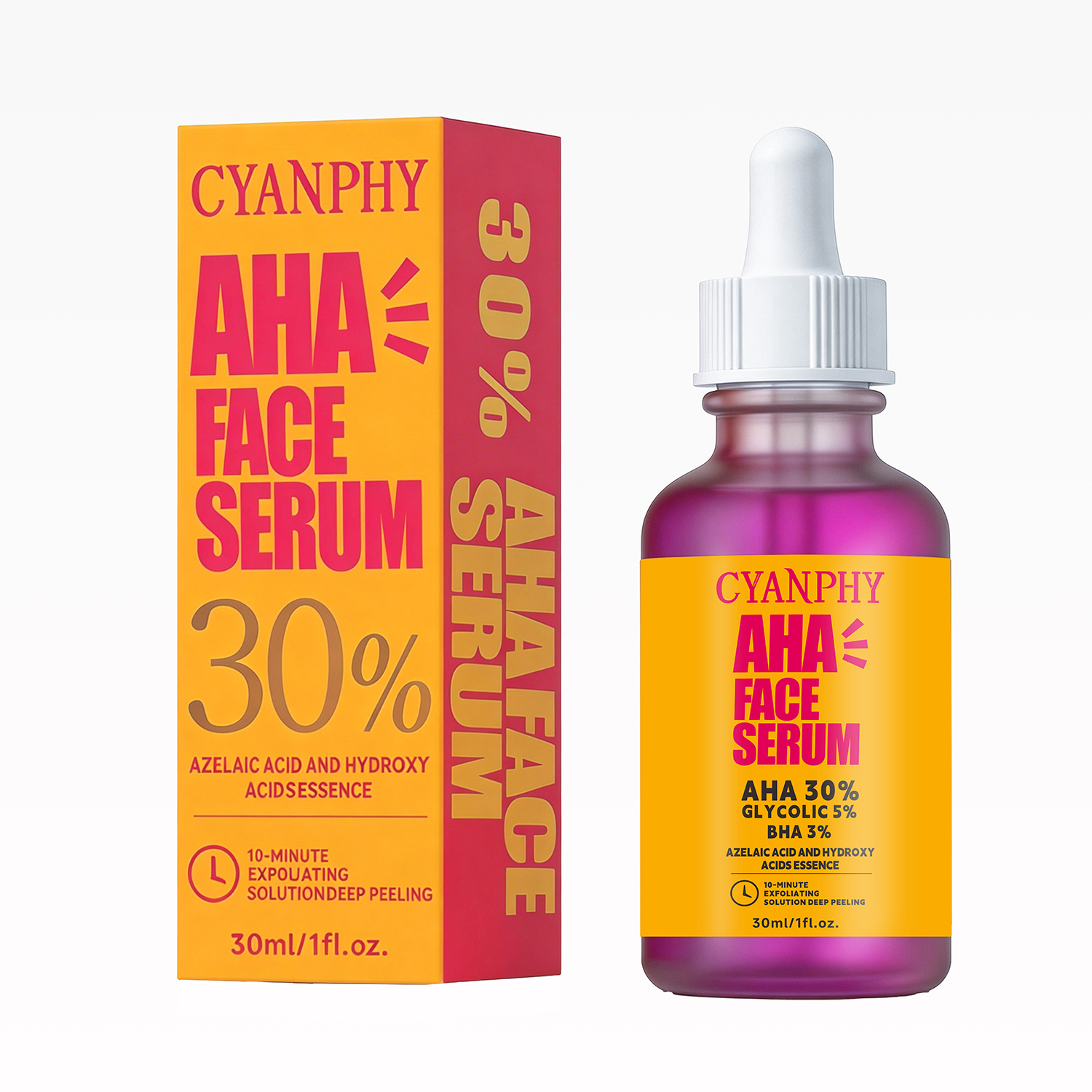 AHA 30% + Glycolic Acid 5%+ BHA 2% Serum