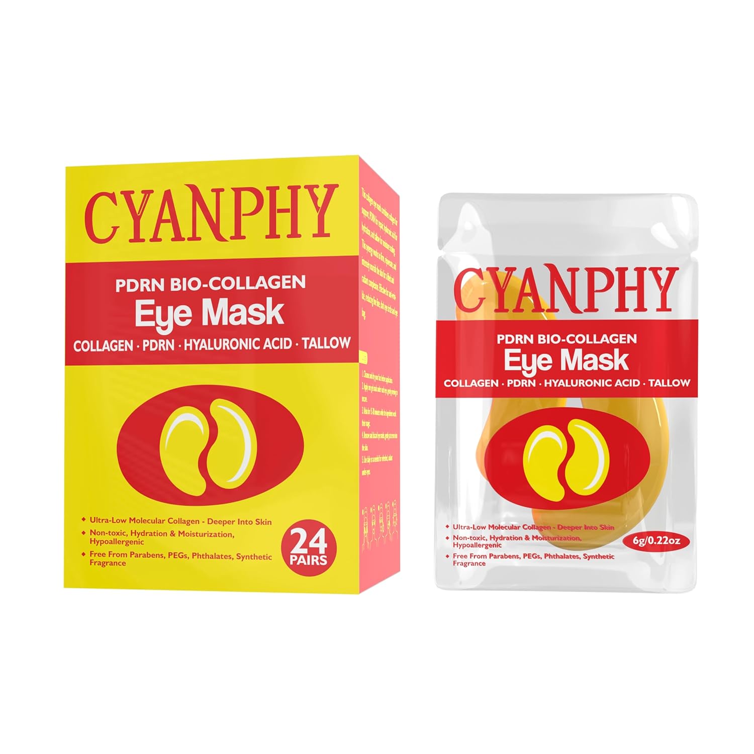 CYANPHY Collagen Under Eye Gel Masks